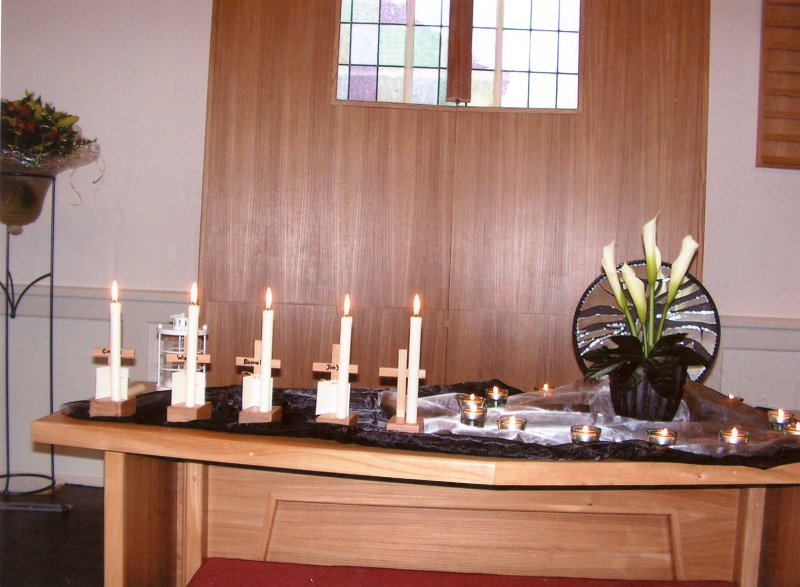 22 november 2009: Laatste dienst van het kerkelijk jaar.